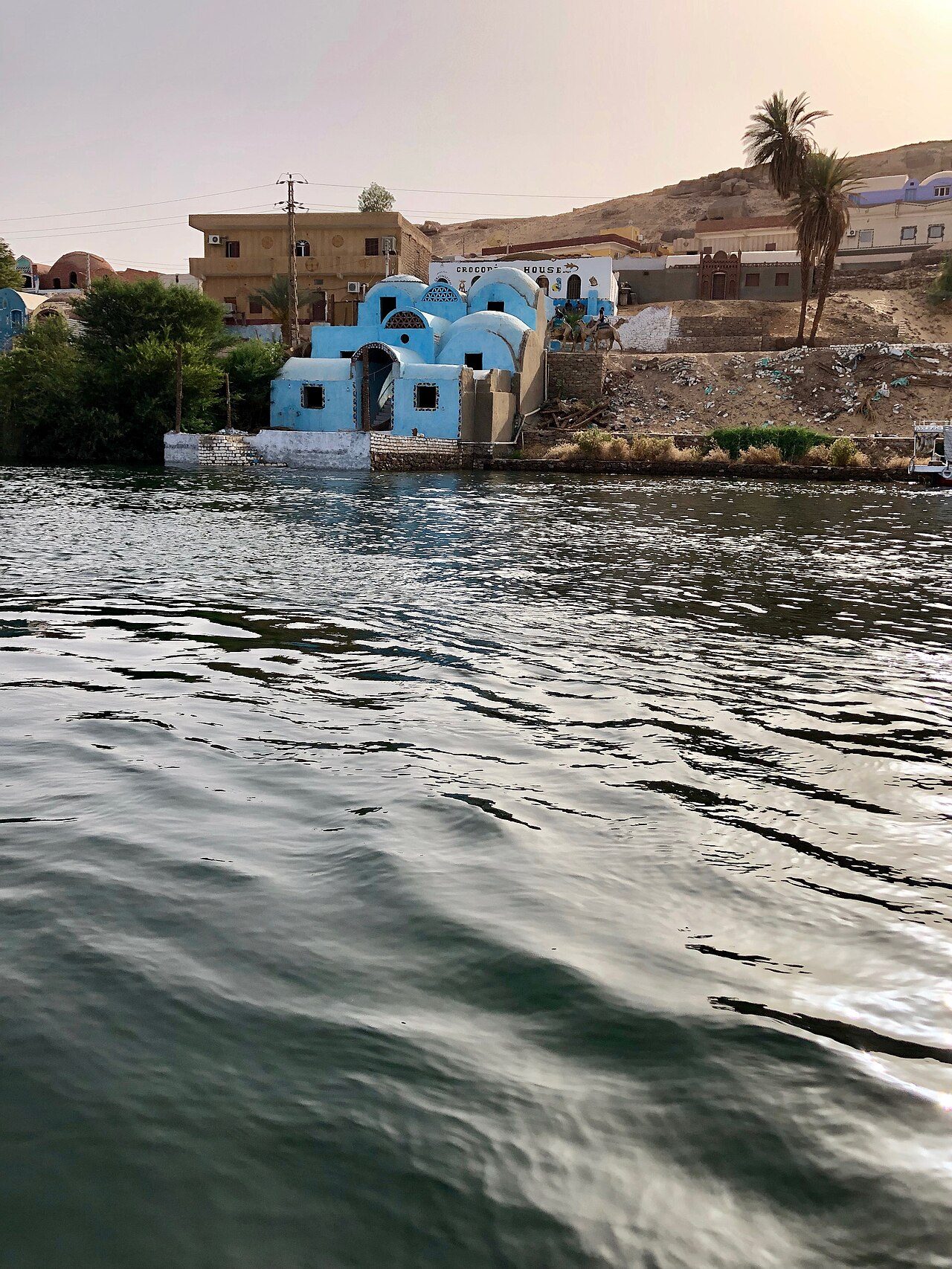 A Nubian village on the riverbank