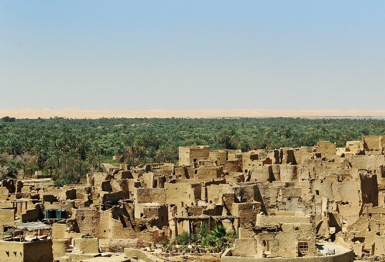 Shali Fortress ruins at dusk